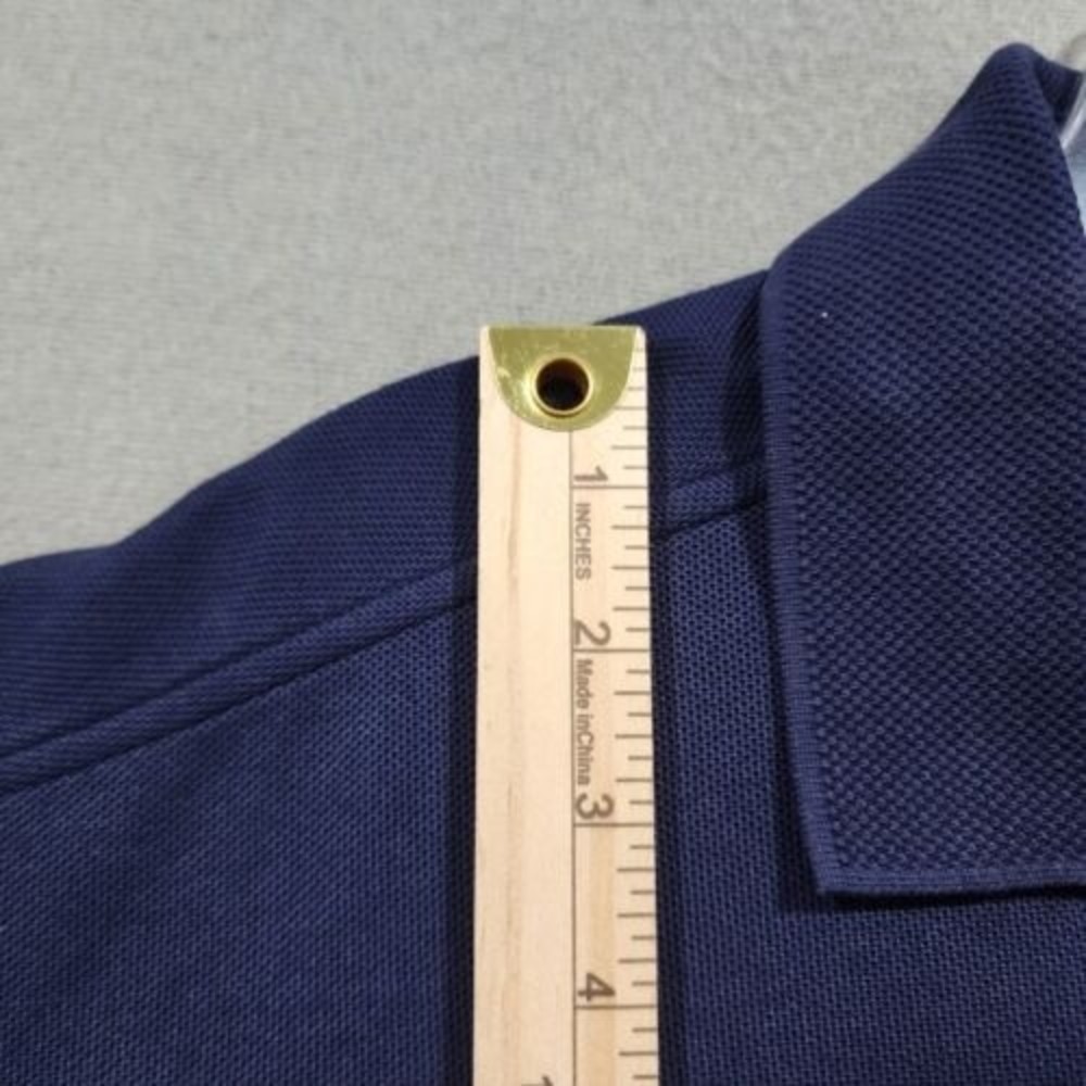 Tommy Bahama Polo Shirt Mens Large Blue 82% Pima Cotton Solid - Picture 6 of 14